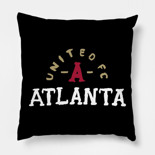 Atlanta Uniteeed fc 10 Pillow by Very Simple Graph