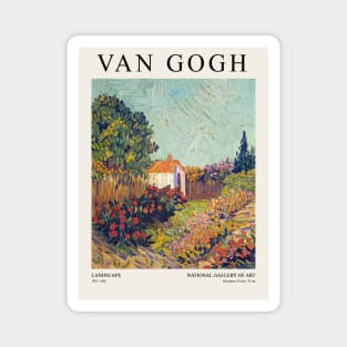 Vincent van Gogh Landscape (1925–1928) Exhibition Magnet