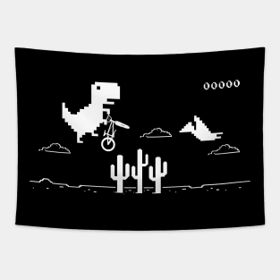 T-Rex BMX Offline Tapestry