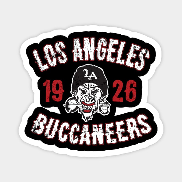 Los Angeles Buccaneers Magnet by MindsparkCreative