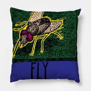 F is for Fly Pillow