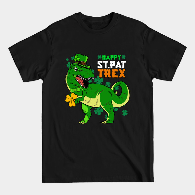 Discover Happy St Pat-Trex Day Saint Patricks Dinosaur - St Patricks Day Kids - T-Shirt