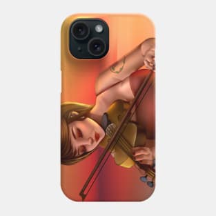 Girl violinist Phone Case