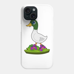 Duck Inline skating Roller skates Phone Case