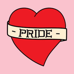 Tattoo Style Pride Heart T-Shirt