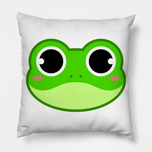 Cute Green Frog Pillow