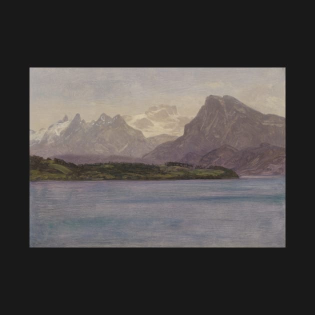 Alaskan Coast Range by Albert Bierstadt by Classic Art Stall