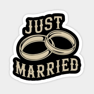 Just Married Magnet