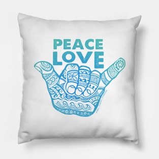 Peace Love Hang Loose Pillow