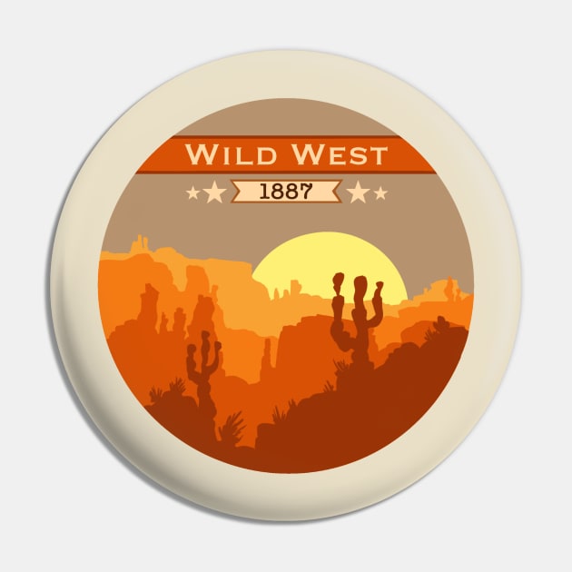 Wild West Pin by Eva Viñes