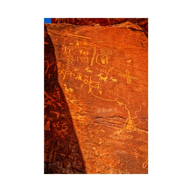 Petroglyphs at Valley of Fire State Park by Gestalt Imagery