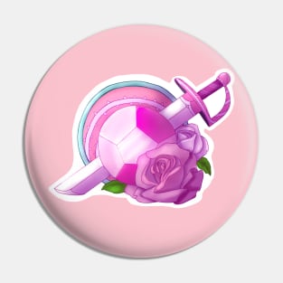 Rose Quartz SU Pin