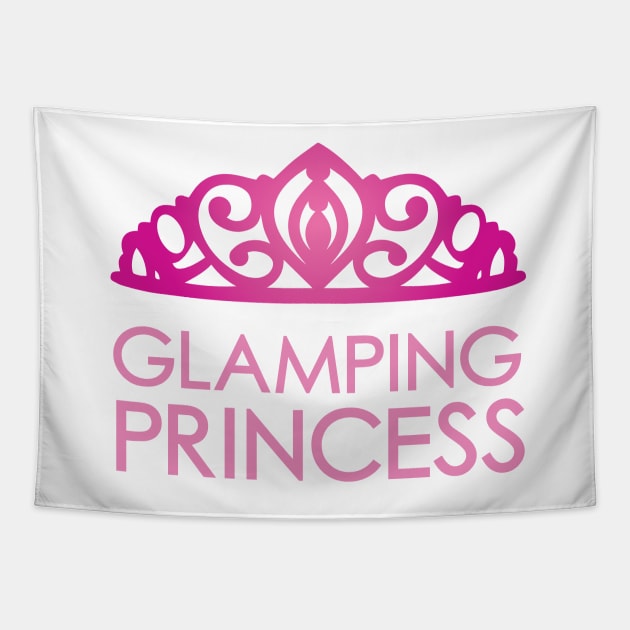 Glamping Princess Tapestry by atheartdesigns