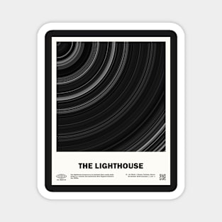 minimal_The Lighthouse Circular Movie Magnet