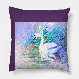 "Graceful Swan" Pillow