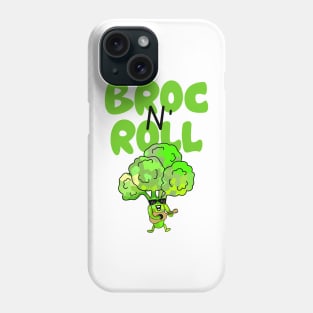 ROCK And Roll Funny Broccoli Phone Case