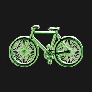 Aromantic Pride Glowing Echo Bicycle T-Shirt