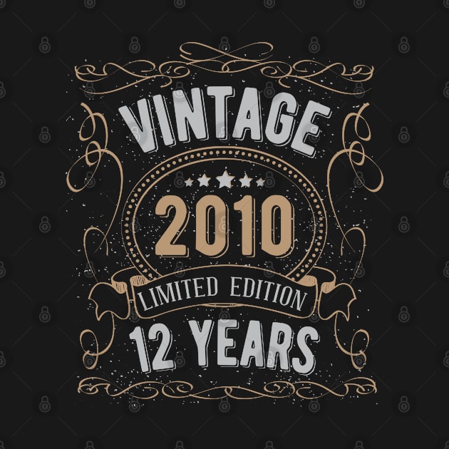 Vintage 2010 Limited Edition 12th Birthday 12 Years Old by BramCrye