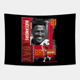 Antonio Brown 81 Tapestry