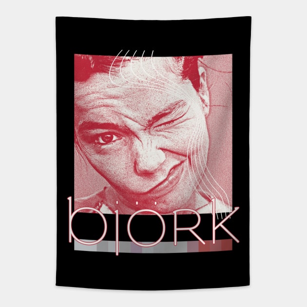 Björk >  > Aesthetic Fan Art Design Tapestry by unknown_pleasures