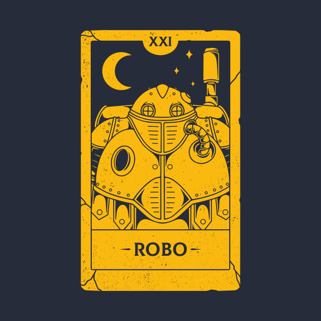 Robo Tarot Card by Alundrart