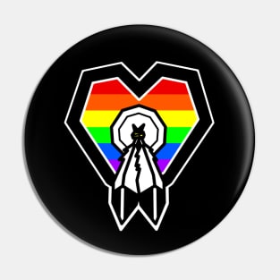 Two-Spirit Rainbow Pride - 2 Spirit Symbol - Gender Sexuality - Two Spirit Pin