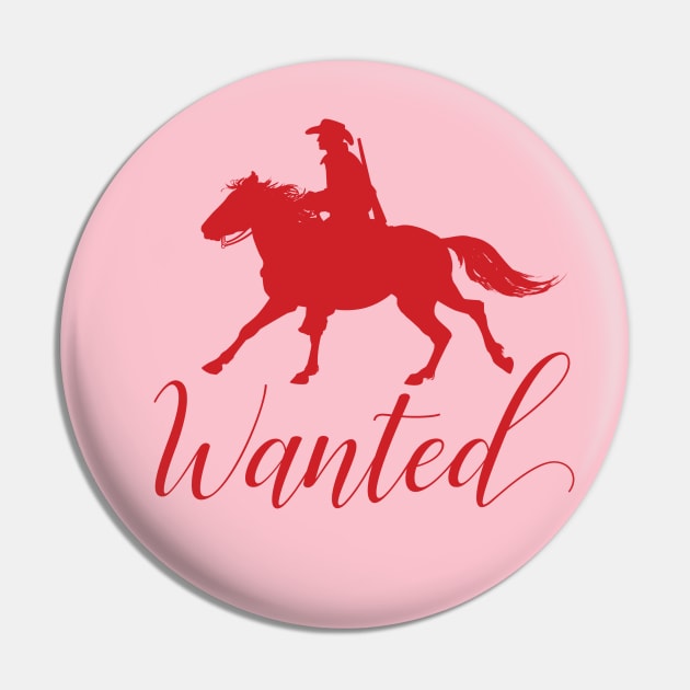 Cute Red Dead Redemption ♥ Wanted Pin by FalconArt