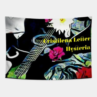 Hysteria-inspired colorful Guitar and Roses designer Tapestry