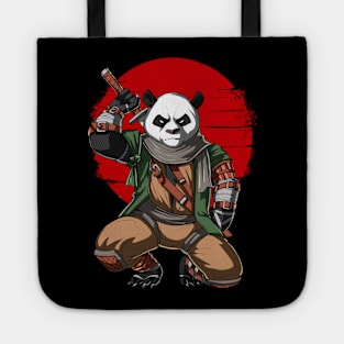 Panda Bear Ninja Samurai Tote