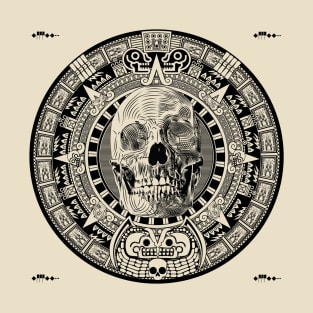 Aztec Memento Mori BLACK T-Shirt
