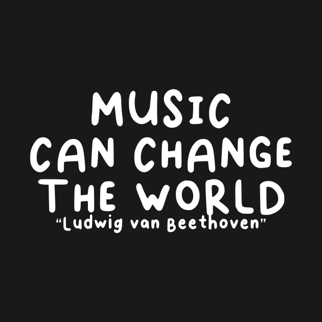 Music can change the world by sanderson