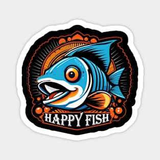 Happy Fish Magnet