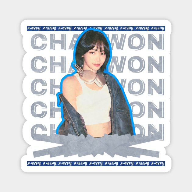 Chaewon Le Sserafim Magnet by wennstore