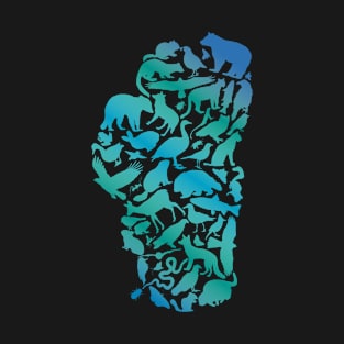 Lake Tahoe Creatures - Teal T-Shirt