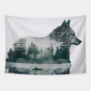 Wolf Nature Outdoor Imagine Wild Free Tapestry