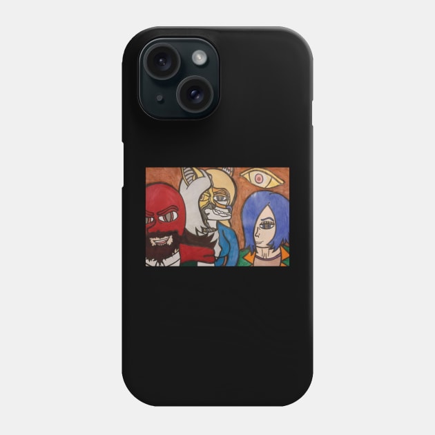 Villain montage (art by Captainkein) Phone Case by Reynard City