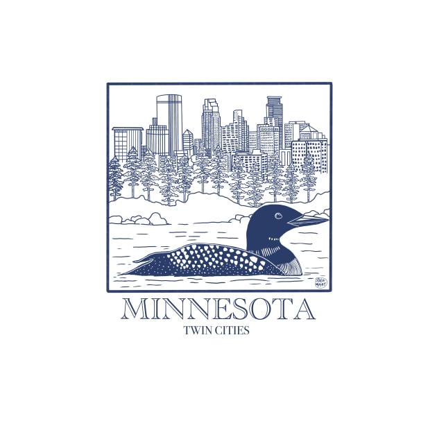 Minnesota Tote Bag by KatiaMart