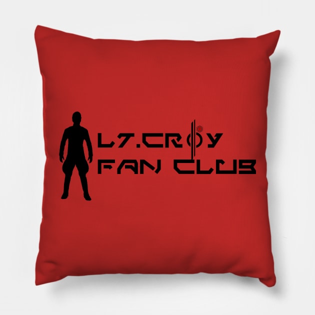 Lt Croy Fan Club with First Order Chandrila Logo Pillow by NistMaru