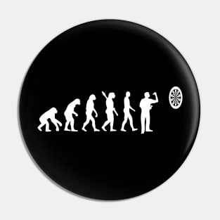 Dart Evolution From Monkey To Dart King Funny Gift Pin