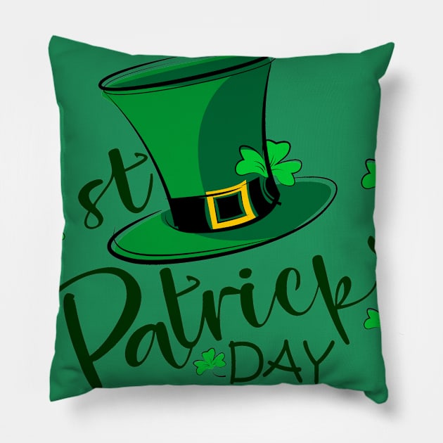 St Patrick's Day Pillow by dhanitatau