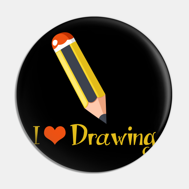 I love drawing cartoon happy pencil kids adults art - I Love Drawing Cartoon Happy Pencil Kid - Pin | TeePublic I love drawing cartoon happy pencil kids adults art - I Love Drawing Cartoon Happy Pencil Kid - Pin | TeePublic