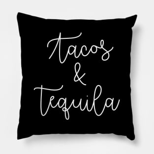 Tacos And Tequila Mexican Drinking Pillow