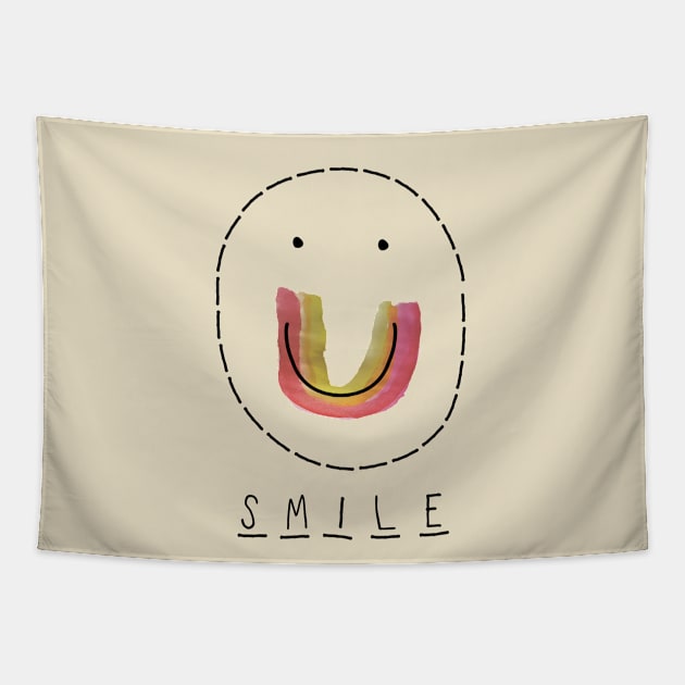 smile Tapestry by followzrainbow