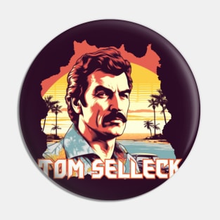 Tom Selleck Pin