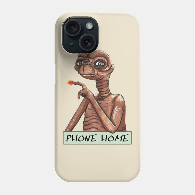 ET Phone Home Phone Case by Pendientera