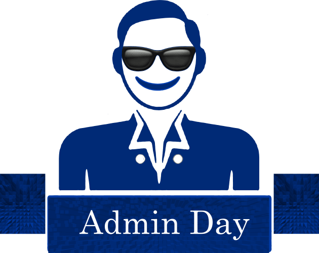 Admin Day Kids T-Shirt by Proway Design