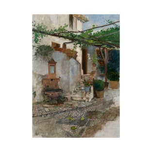 Farm Interior from the South of Spain by Hugo Birger T-Shirt
