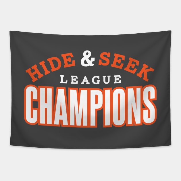 Hide & Seek Champions Tapestry by PodDesignShop