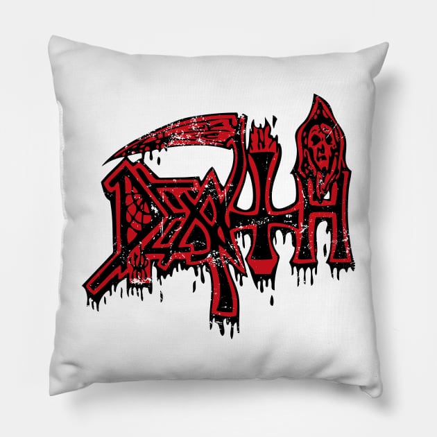 Death Band Pillow by Nano art
