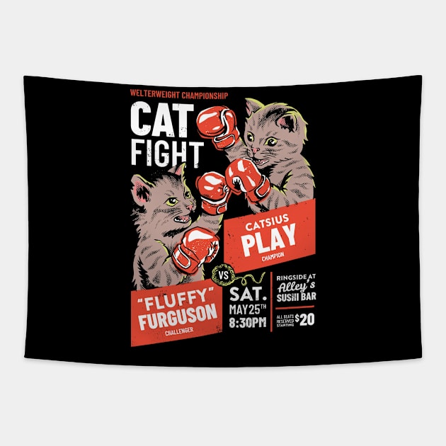 Cat Fight - Dark Tapestry by CPdesign